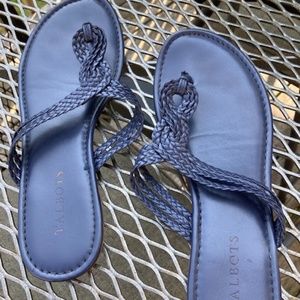 Talbots Braided Thong Sandals